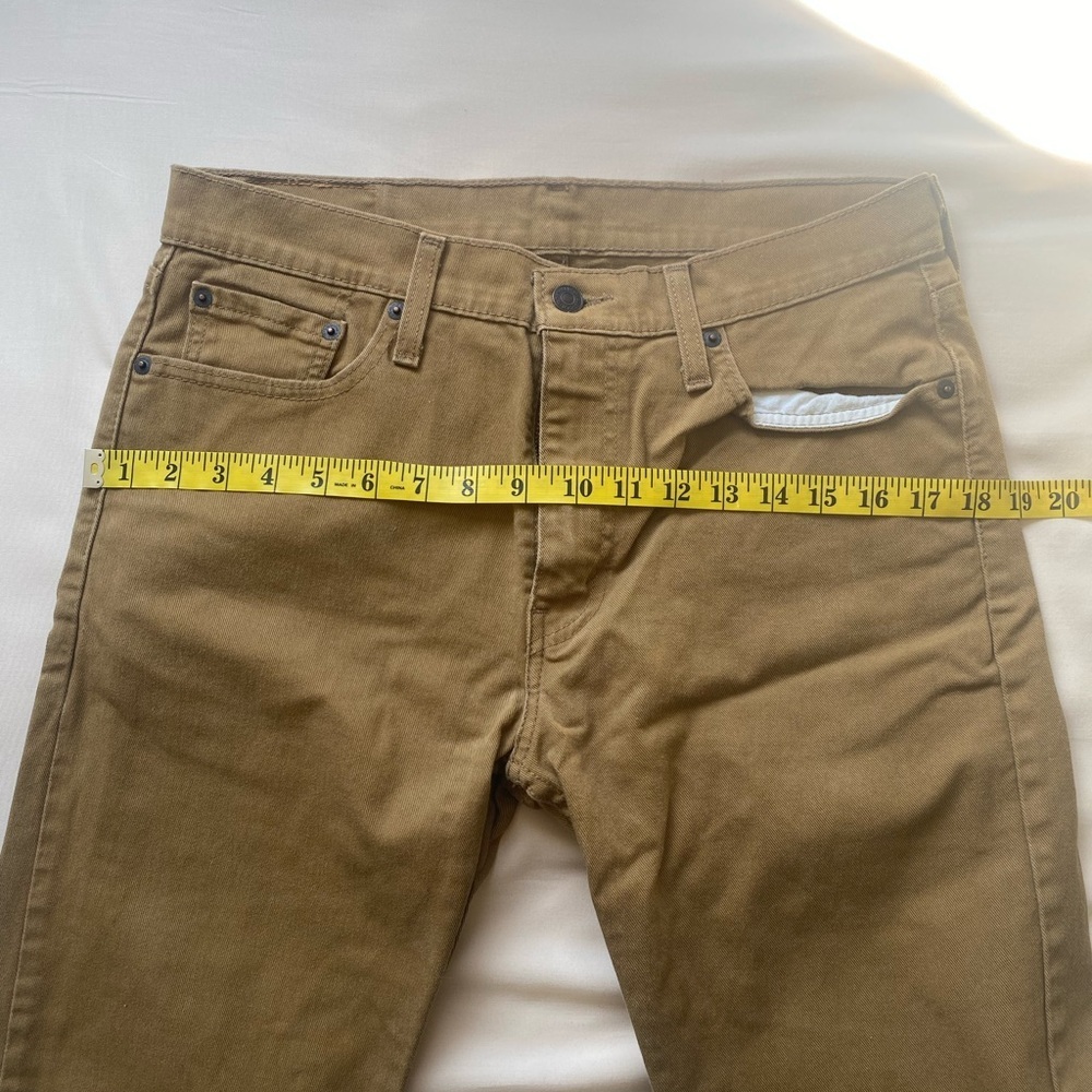 Levi’s 513 Men Yellow Jeans 32*32 - Picture 8 of 10